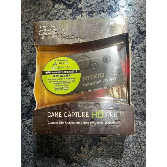 Roxio Game Capture HD PRO Video Capture Device and Editing Software RGCHDPR1ENAM - Picture 1 of 3